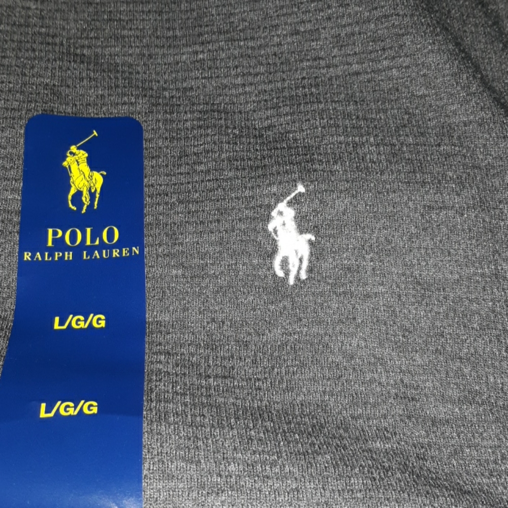Polo long sleeve size large